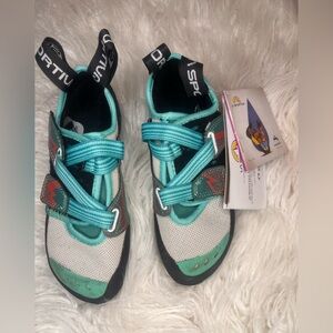 La Sportiva Kids Water Shoes in Teal and Black